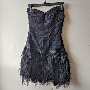 Marciano Strapless Cocktail Dress